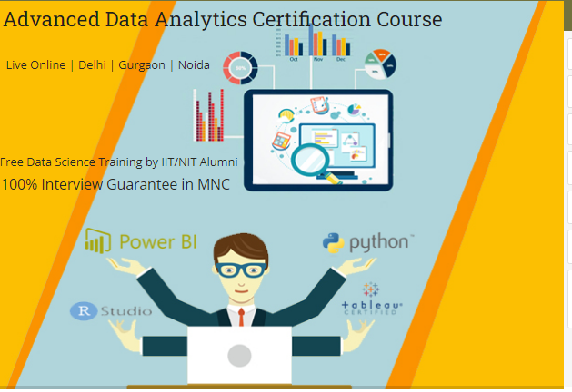 Data Analytics Training Institute in Delhi, [100% Job, Update New Skill in ’24] 2024 Microsoft Power BI Certification Institute in Gurgaon, Free Python Machine Learning in Noida, Alteryx Course in New Delhi,